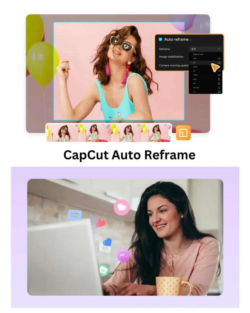CapCut Auto Reframe