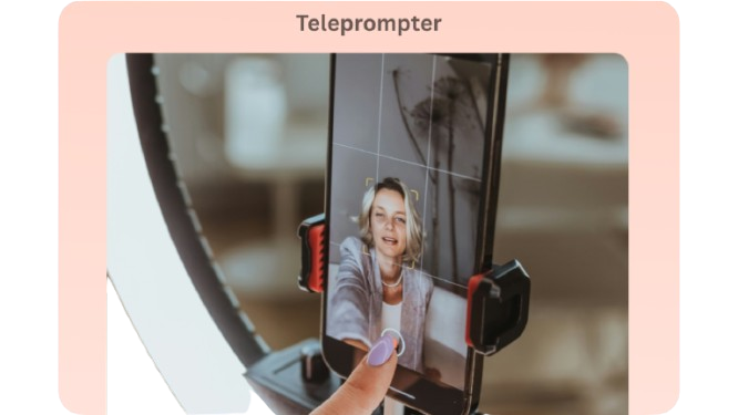 CapCut MOD APK v19.5.3 Pro Free Download Latest Version 2026 13 Teleprompter in CapCut MOD APK 2026